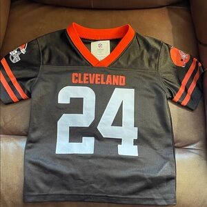 NFL Cleveland Kids Jersey - Brown and Orange Nick Chubb #24